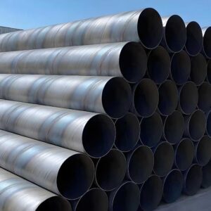 Double-sided submerged arc welded pipe