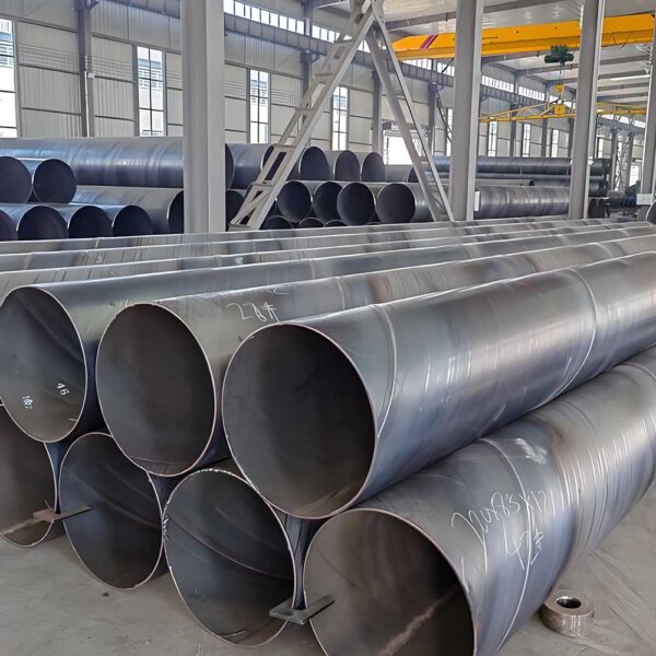 Double-sided submerged arc welded pipe