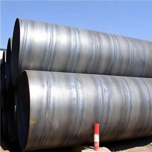 Large Diameter Spiral Welded Steel Pipe used in construction and infrastructure projects