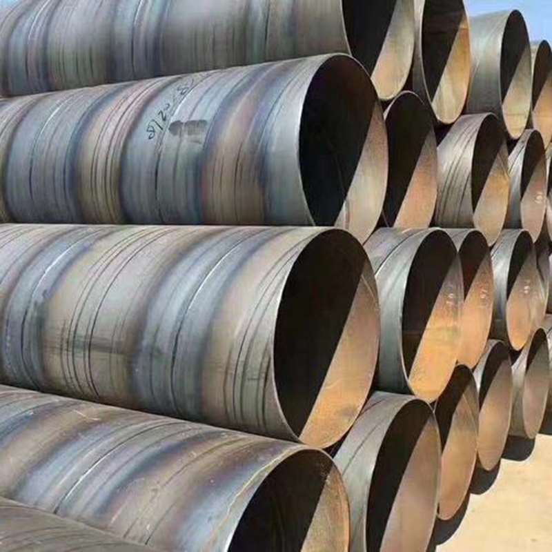 SSAW steel pipe API 5L GR.B with spiral welded seam for long distance pipeline
